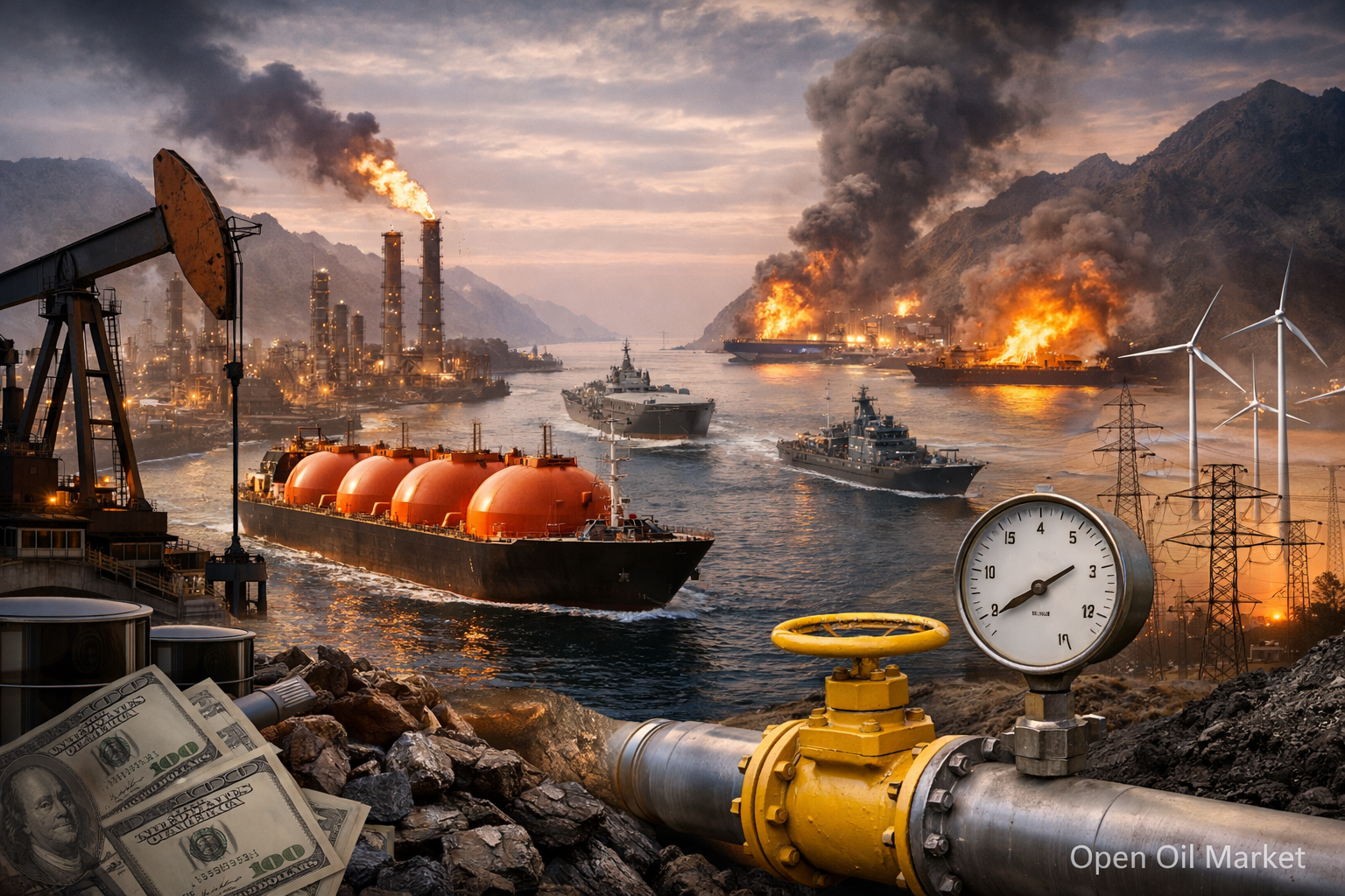Energy Sector News: Oil, Gas and Energy — Monday, March 2, 2026 — Risk of Disruptions Due to Escalation Around Iran and the Strait of Hormuz