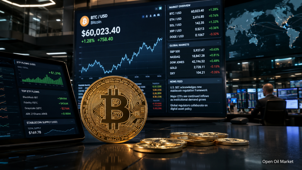 Cryptocurrency Market June 29, 2026: Bitcoin, ETFs, Stablecoins, and Top 10 Digital Assets