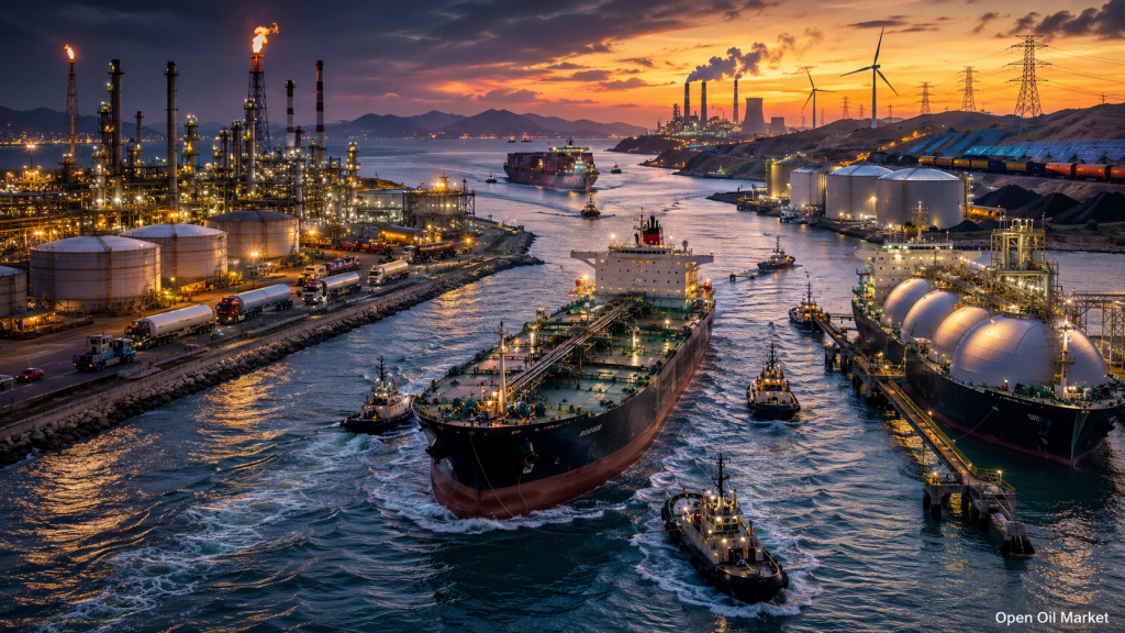 Global Energy Market July 19, 2026: Oil Tanker, LNG Terminal, Oil Refinery, Power Plants, Renewable Energy, and Coal Logistics