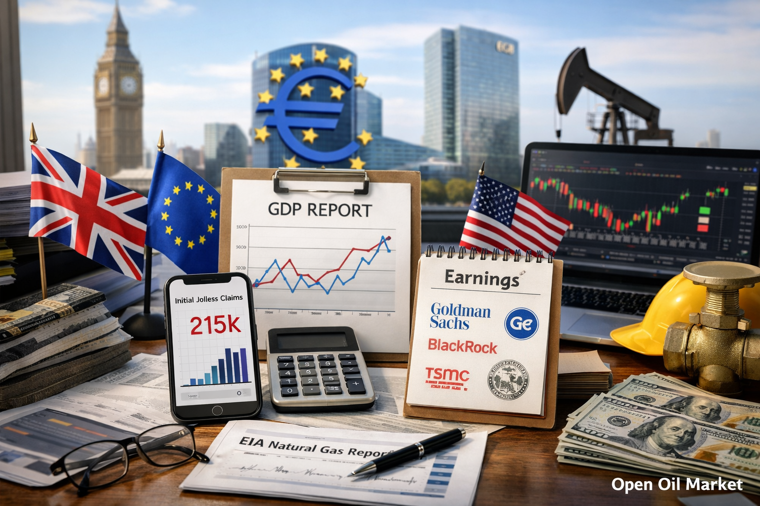 Economic Events and Corporate Reports – Thursday, January 15, 2026: UK GDP, ECB Bulletin, Jobless Claims