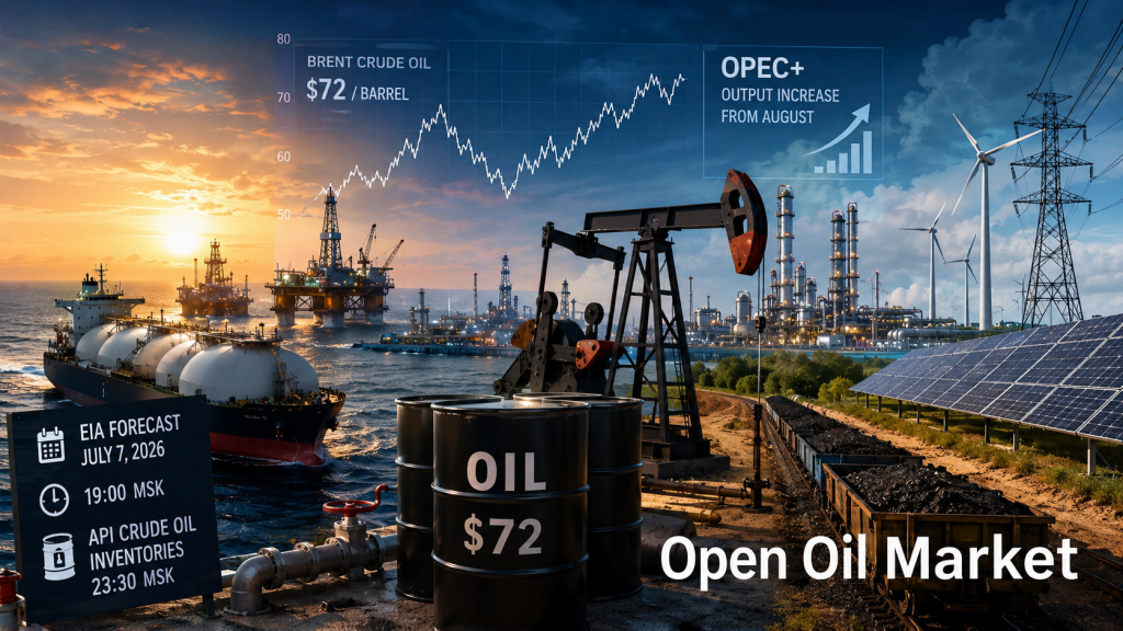 Oil and Gas News and Energy Sector Update — July 7, 2026: Brent, OPEC+, EIA Forecasts and API Storage