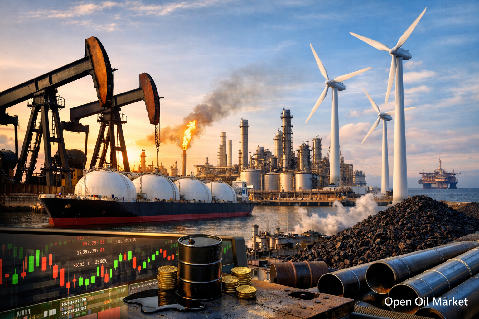 Oil and Gas Industry News — Sunday, February 15, 2026: Brent, Gas, and RES