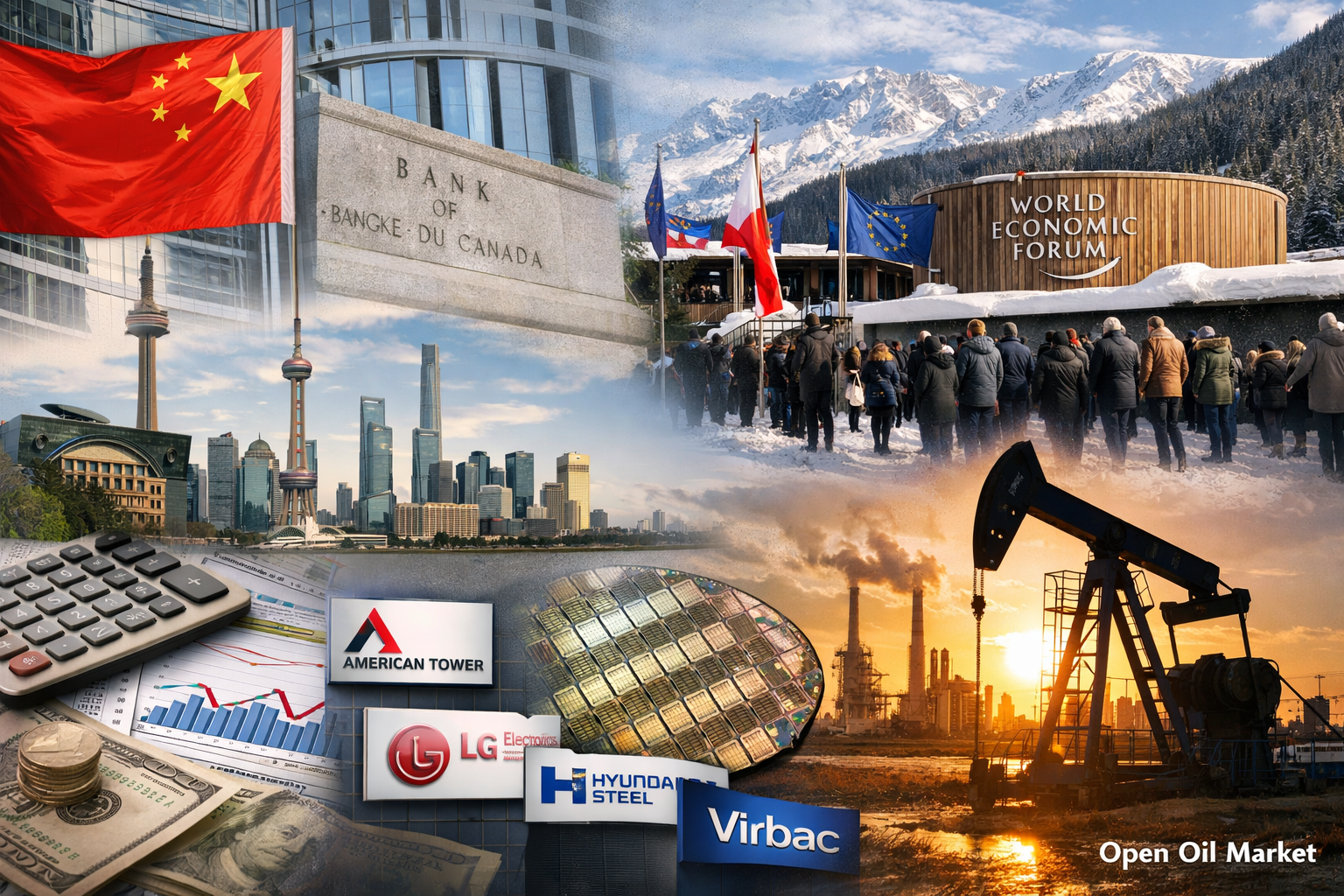 Economic Events and Corporate Reports — Monday, January 19, 2026: China's GDP, Davos, Inflation