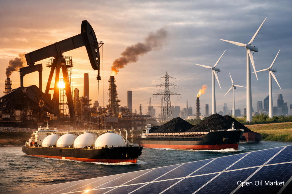 Global Energy Sector Oil Gas LNG Refineries Electricity Renewable Energy Analysis March 30, 2026