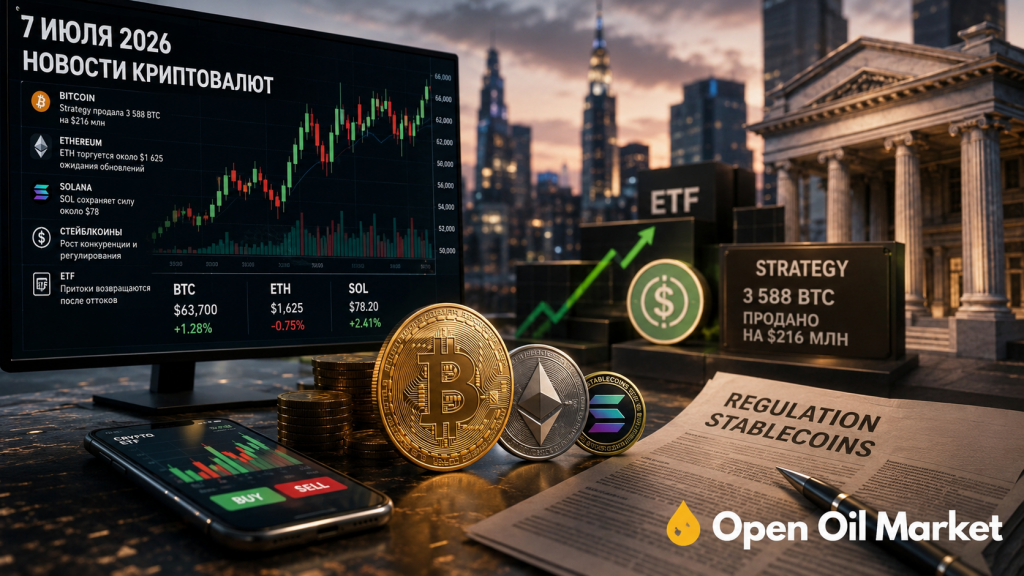 Cryptocurrency News July 7, 2026: Bitcoin, ETF, Strategy, Ethereum, Solana, and Stablecoins