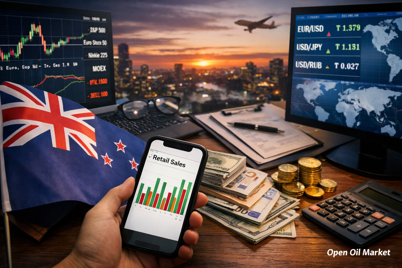 Economic Events and Corporate Reports - February 22, 2026: New Zealand Retail Sales and Global Markets