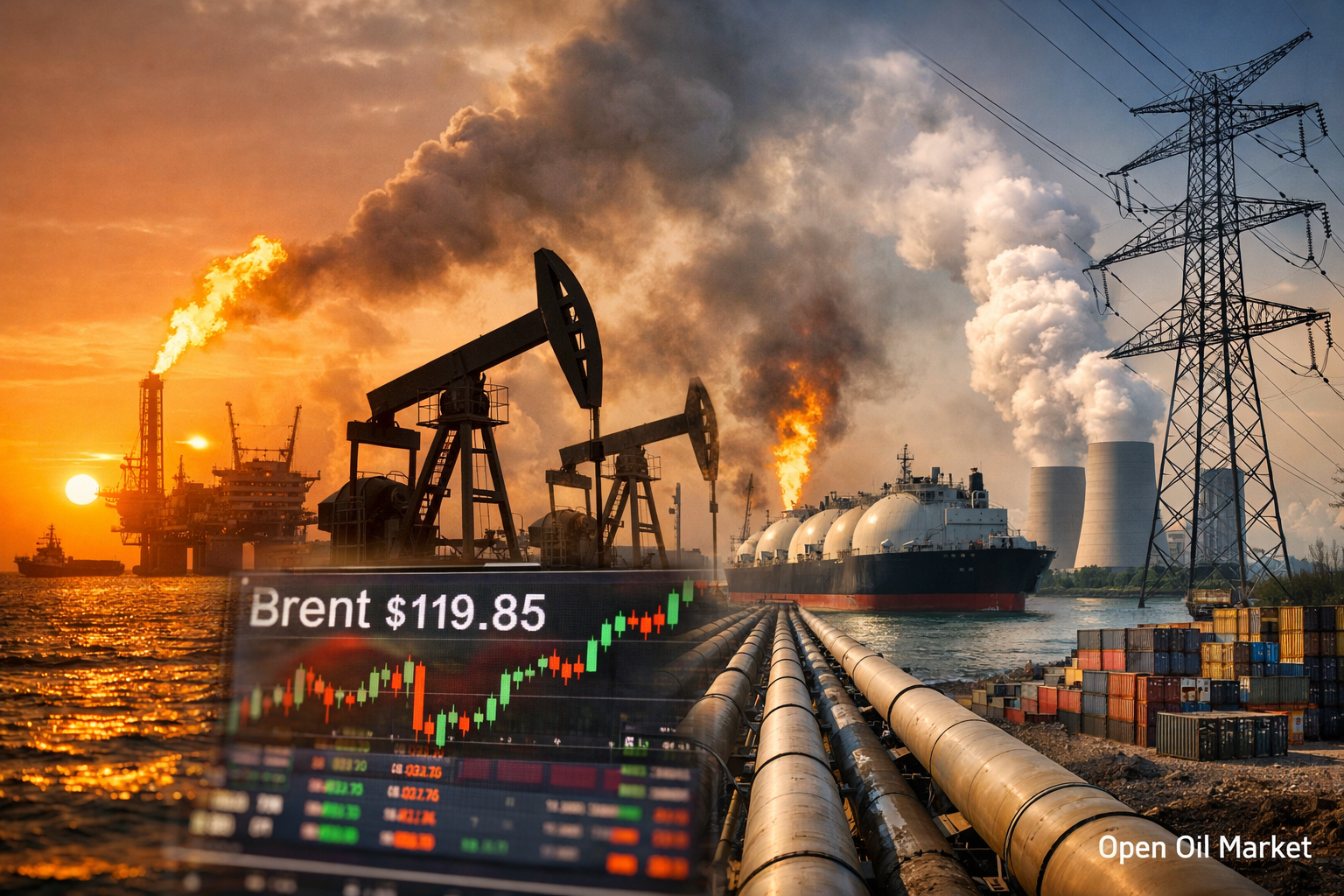 Oil & Gas and Energy News March 22, 2026 - Oil Surge, Supply Crisis, and Fuel & Energy Market