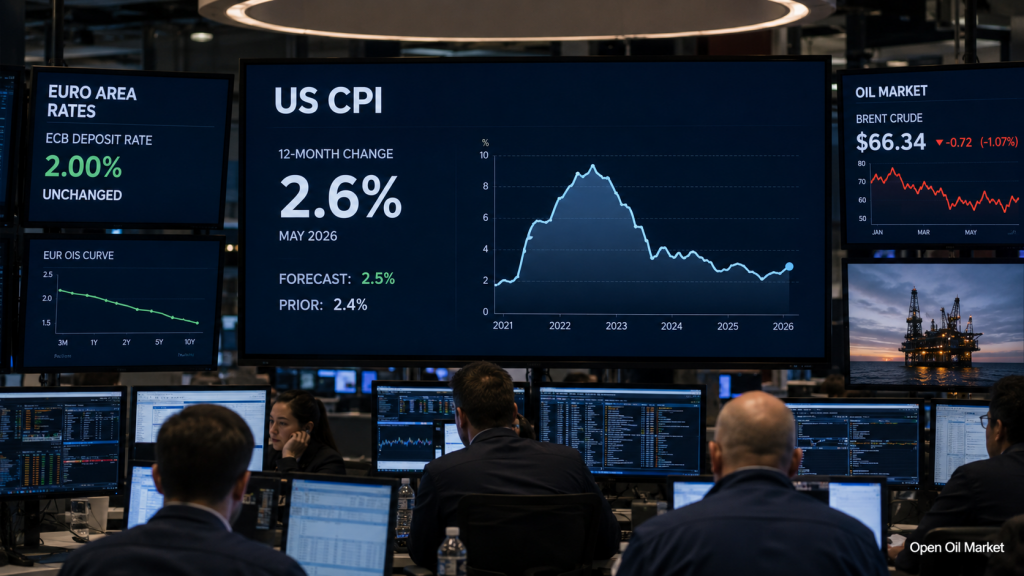 Investor Calendar June 8–12, 2026: U.S. CPI, ECB Rate, Oil, Xi Jinping Visit to North Korea, and Oracle, Adobe, Lennar Earnings