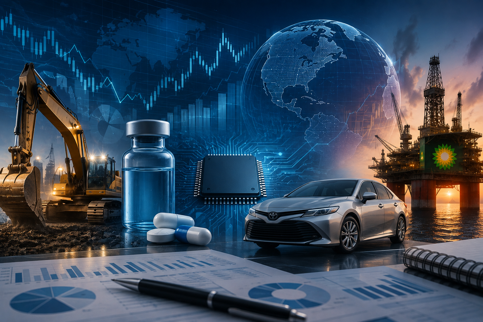Economic Events and Corporate Reports: Tuesday, August 4, 2026 — JOLTS, Reports from Caterpillar, Pfizer, AMD, Toyota, and BP